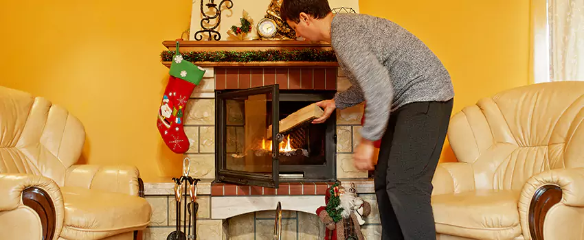 Rusted Metal Fireplace Restoration in Ballenger Creek, Maryland